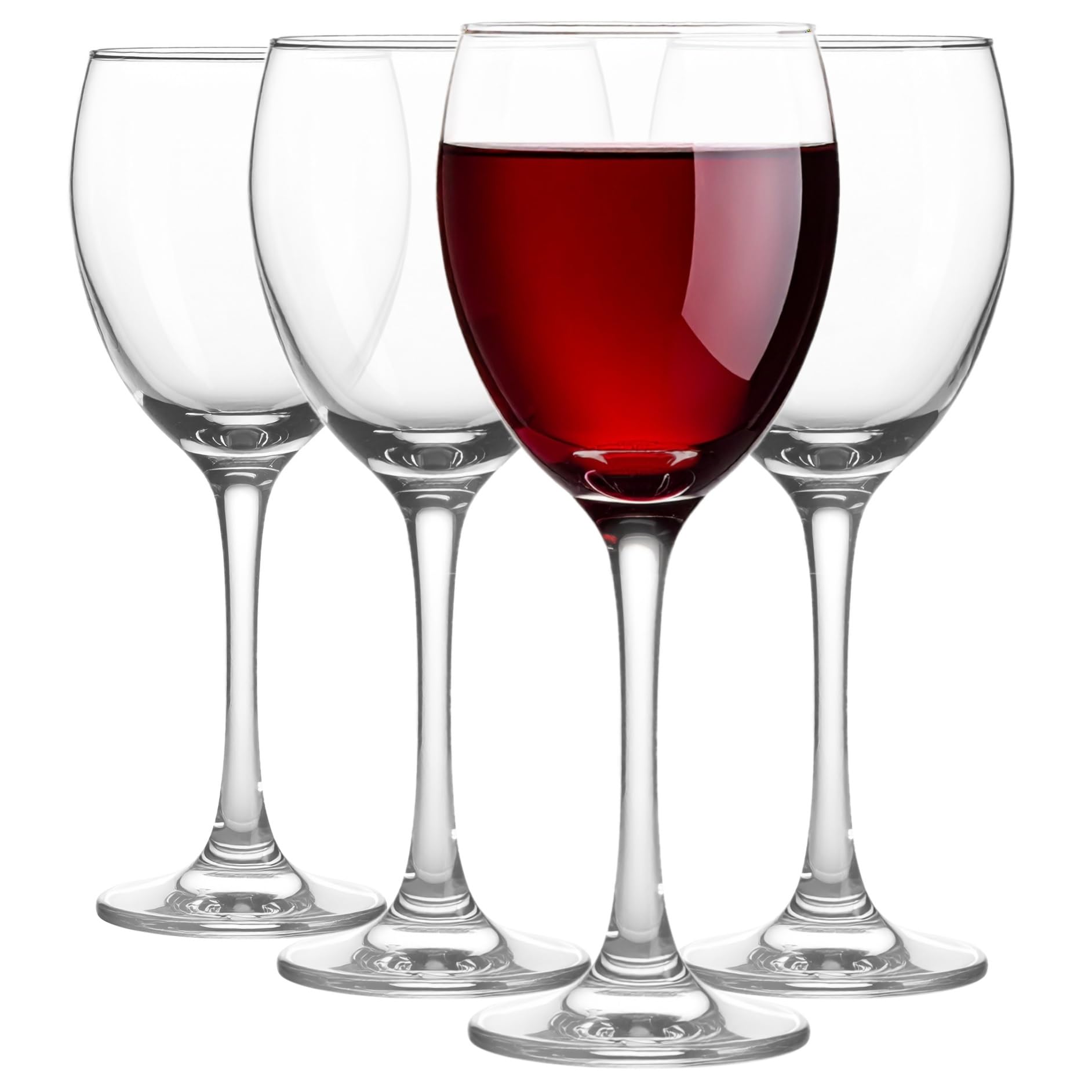 Glasmark KROSNO 1992 Wine Glasses Set of 4 Glasses 300 ml White Wine Glasses Red Wine Glasses Wine Glass Water Glasses Dessert Cocktail Dishwasher Safe