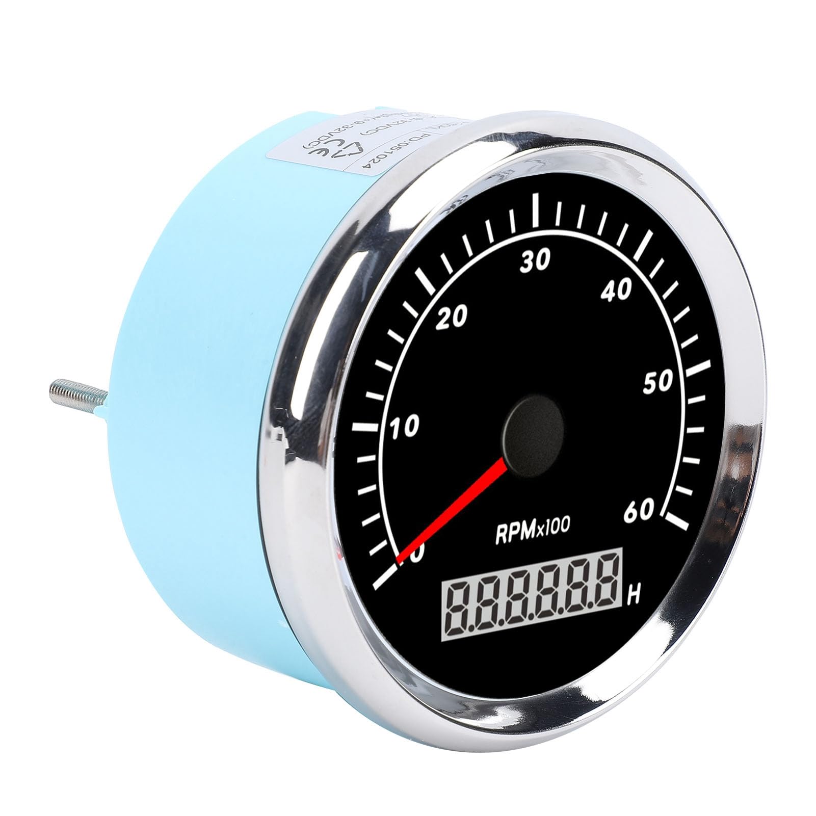 Tacómetro Calibre 85mm Grado Marino Impermeable (6000RPM)