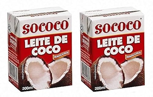 Sococoo Thick Coconut Milk 200ml - 2 PACK