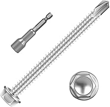 40 Pieces #14 x 4 Self Drilling Screws image