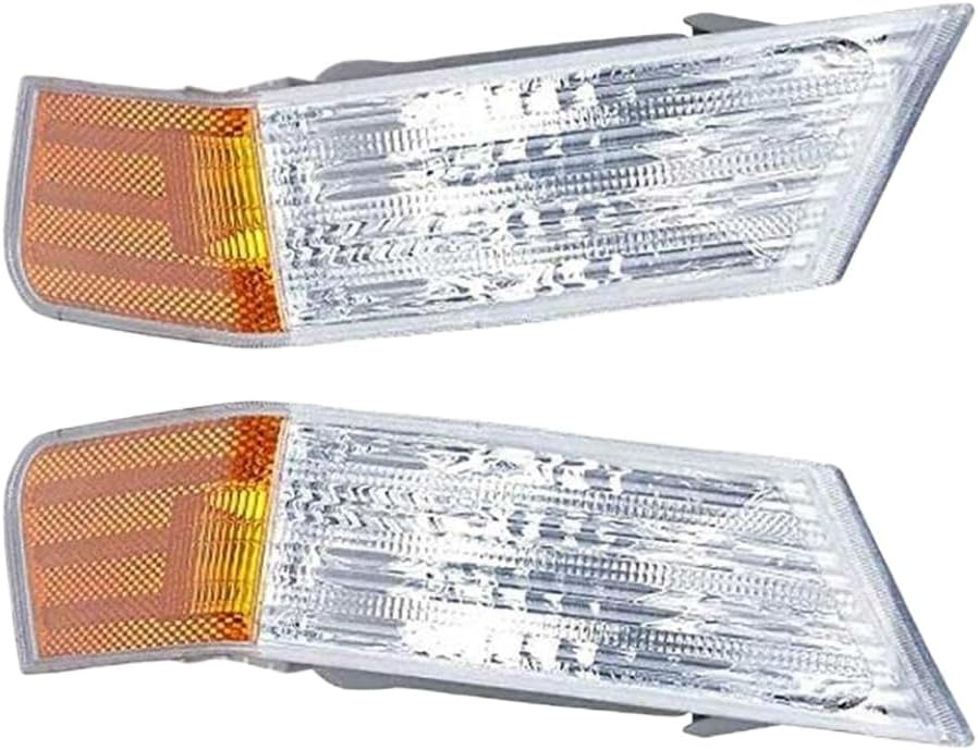 Parking Light Assembly Pair Compatible with E60 E61 E63 E64 Series - Replaces OEM Numbers K680041818004180AB, 68004180AC, 68004181AC, K68004181AA