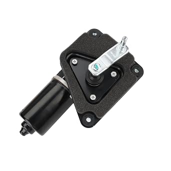 Front Windshield Wiper Motor Compatible with Ford Bronco 1987-1996 | Fit for Ford F Super Duty 1990-1996 F-150 F-250 F-350 F-700 F-800 F-600 1990-1994 WPM299 E7TZ17508A 601-201 40-299 85-299