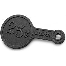 Shopping Cart Key for Aldi Quarter Lock Keychain Token Coin Alternative | Never Hunt for Quarters Again | Reusable Grocery Cart Release Tool