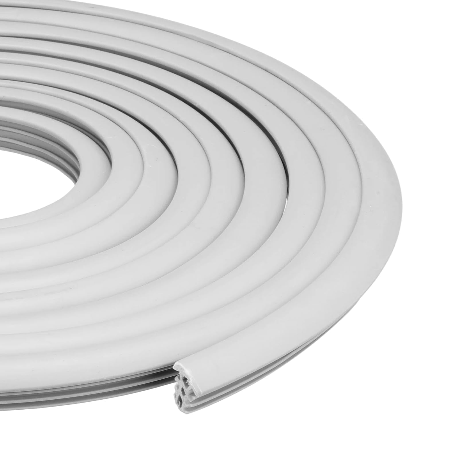 DTGN Flexible EPDM Rubber Strip (33 ft Lx1/2 W) Concrete Crack Repair | Gap Filler&Replacement,Weather and Aging Resistant Expansion Joint Filler,Gray,for Driveways Sidewalks