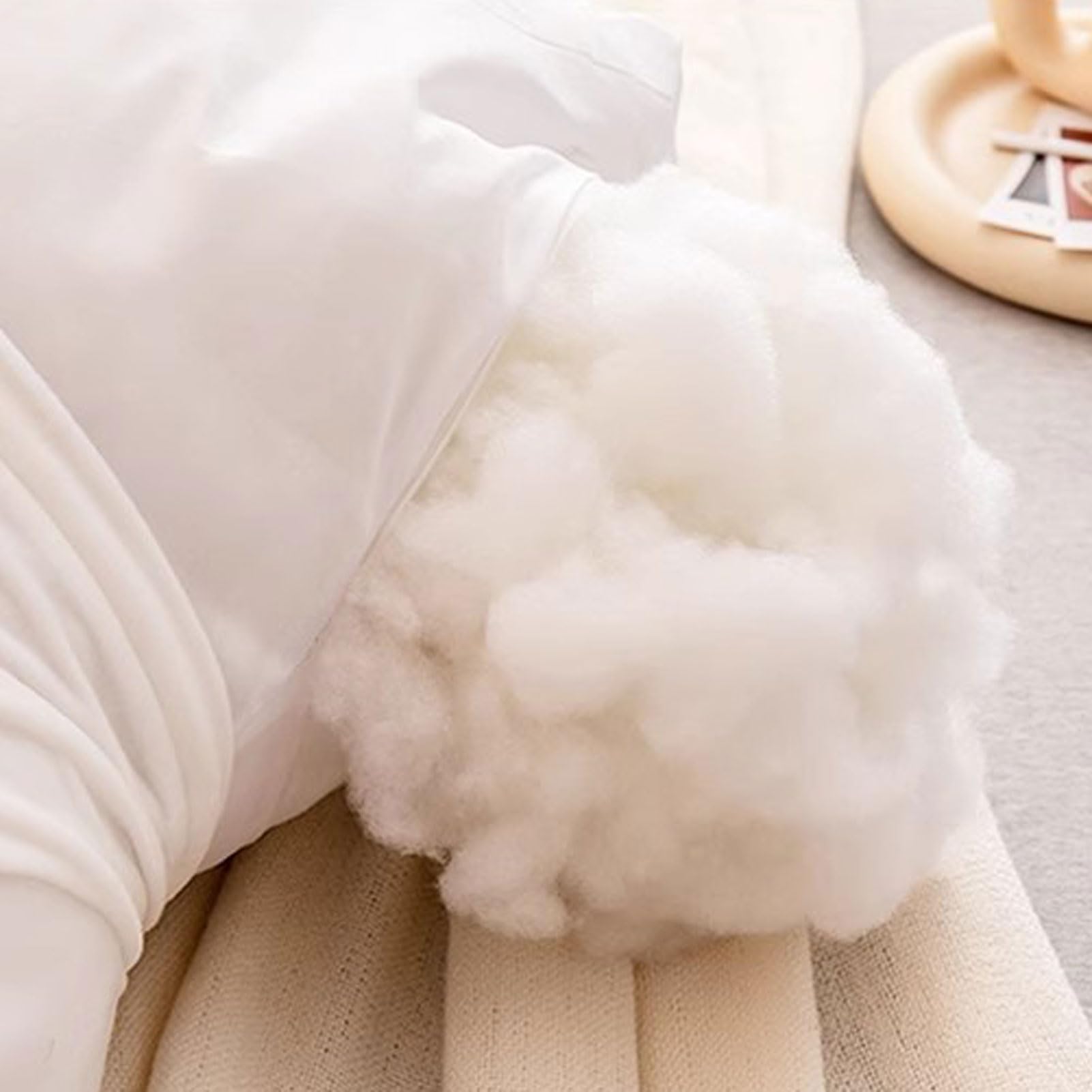 Almohada Triángulo, Almohada de Lectura con Bolsillo y Cremallera, Almohada de Apoyo Lumbar para La Espalda, Cojines de Cuña para Dormitorio, Funda Extraíble (3 200X50cm)