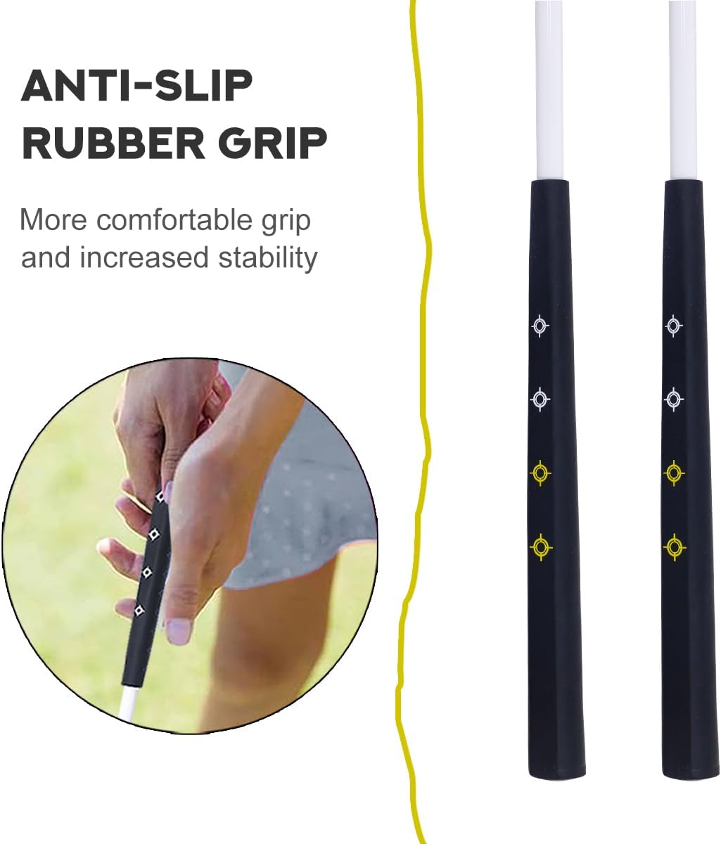 Junior Golf Clubs, Konday Kids Golf Club Set for Children Youth with Storage Bag Stick Ball Target Flag Golf Tee Right Hand