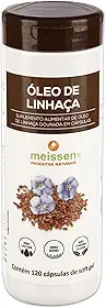 Óleo de Linhaça 1.000Mg 120 Cápsulas, Meissen