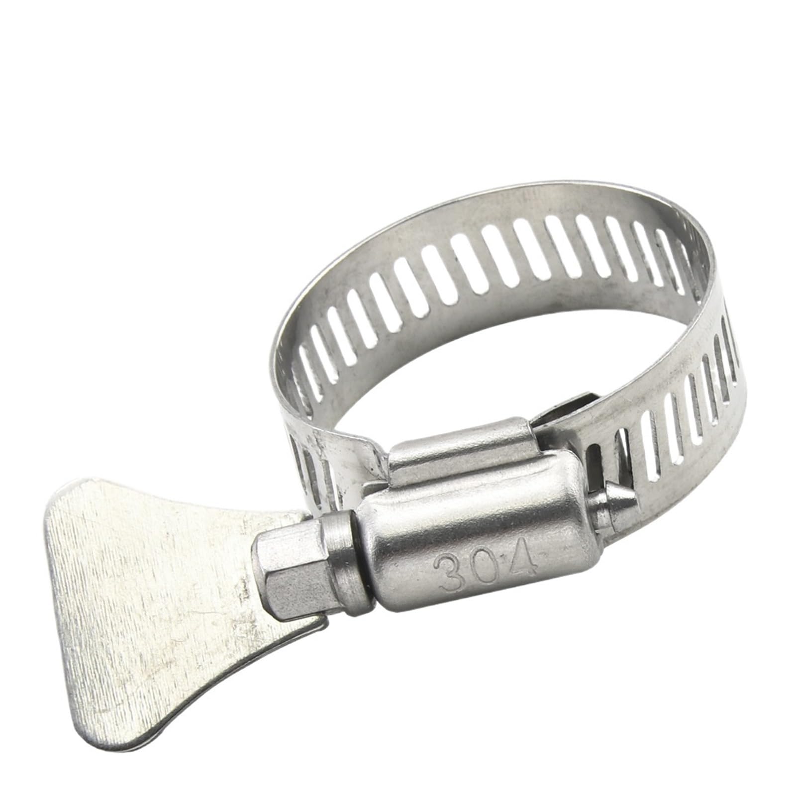 2-10pcs Worm Gear Hose Clamp 6-95mm Adjustable Key Clamp Hose Clip Stainless Steel(19-29mm 10pcs)