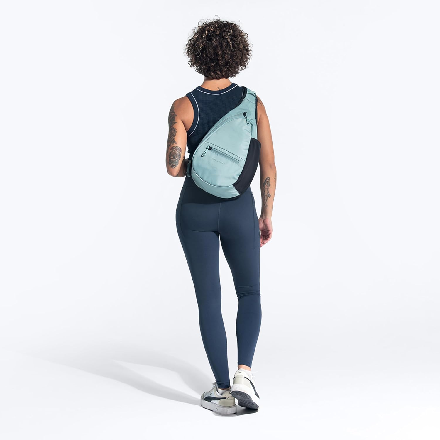 Sherpani Esprit, Sling Backpack, 10L Travel Bag, Right-Handed Shoulder Sling Purse, Crossbody Backpack, Travel Gifts, RFID Protection (Surf)