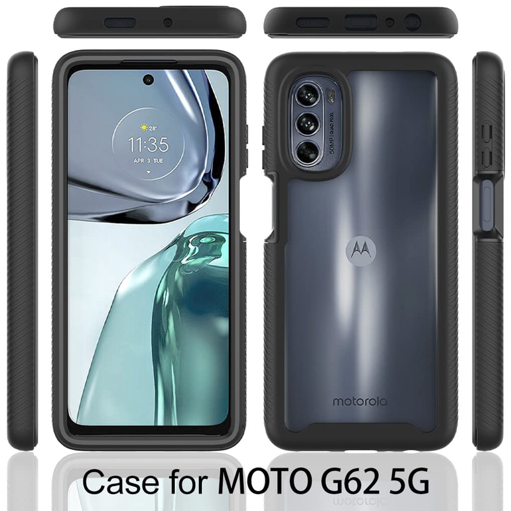 SEAHAI Trasparente Cover per Motorola Moto G62 5G