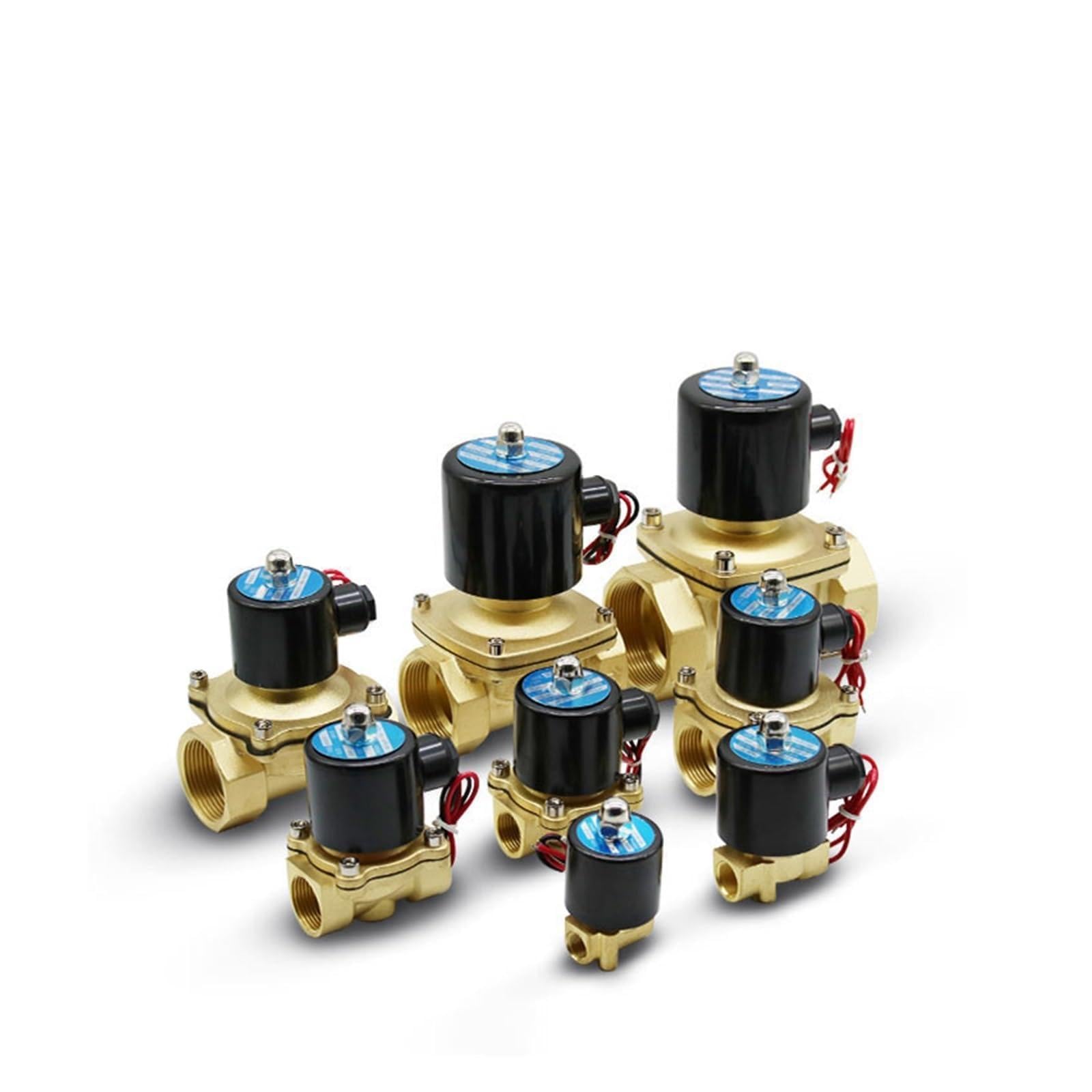 Lnhhg Dn20 Electric Solenoid Valve 1/4" 3/8" 1/2" 3/4" Dn8/10/15/20/25/35/40 Normally Closed Pneumatic For Water Oil Air Gas 12V 24V 220(,Ac220)