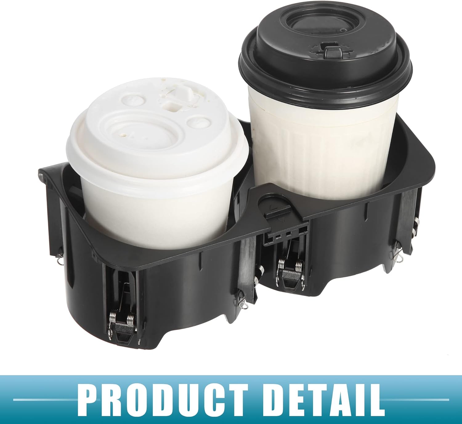 Car Cup Holder Insert A2218130014 Cup Drink Holder for Mercedes-Benz W221 2009-2012 Black