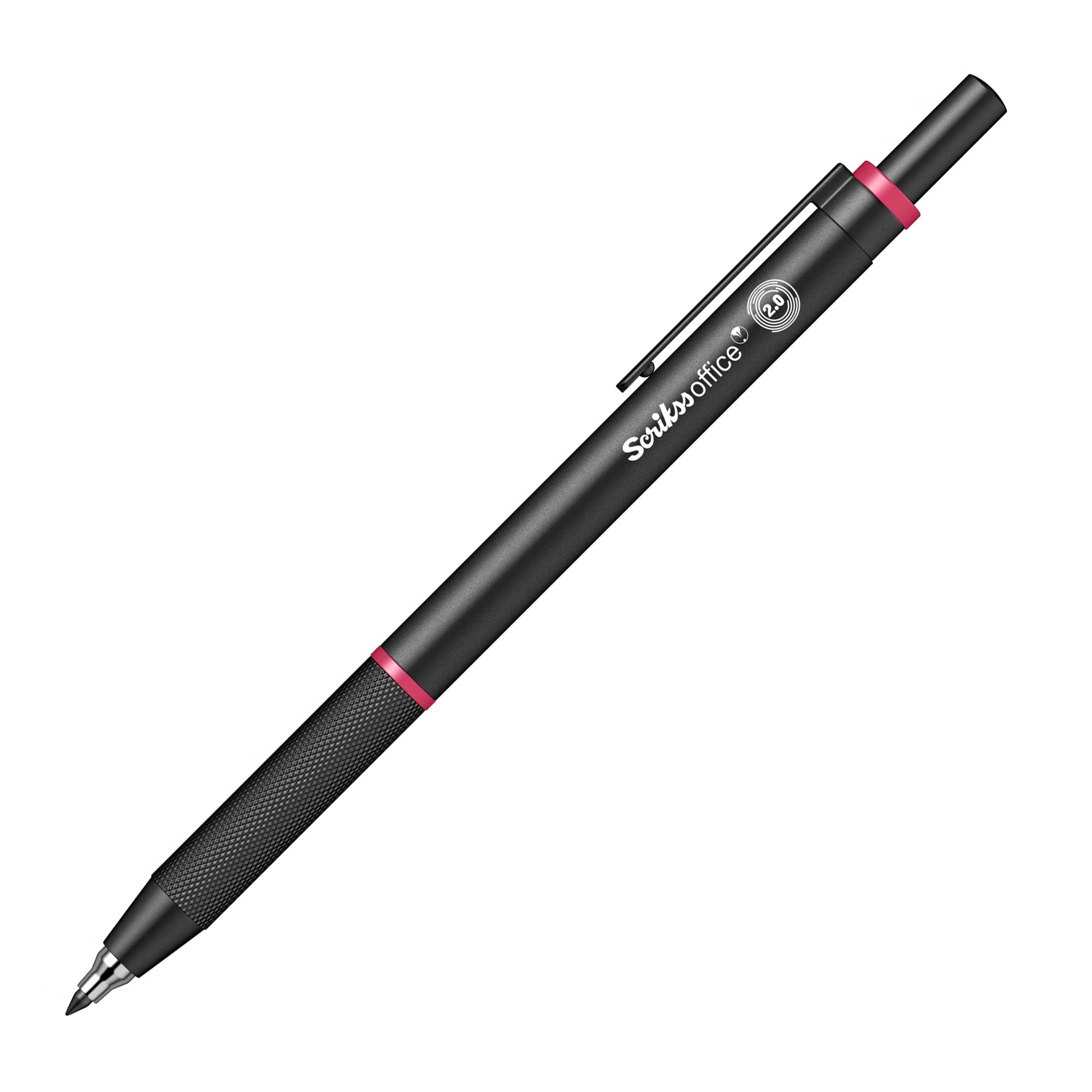 Scrikss Ołówek mechaniczny Twist Black Line BT (różowy, 2,0 mm)