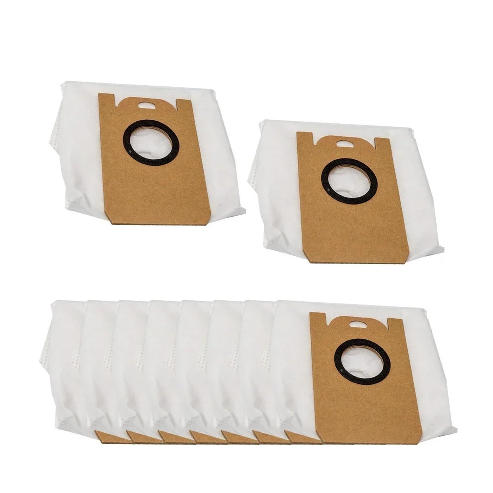 Kvcccss 10Pack 4/10Pcs Dust Bags Household Cleaning Tools Replacement ，Compatible For Redkey，R10 Robot Vacuum Cleaner Large Capacity Dust Bags Accessories(10Pack)