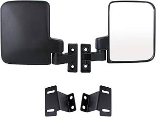 Ranger Side View Mirror Compatible with 2015-2023 Polaris Ranger 500 570 900 Fits Pro-Fit Cab Lock N Ride Factory Cage Frame Ranger Side Mirrors by UNIGT (NOT FOR ROUND ROLL BARS)