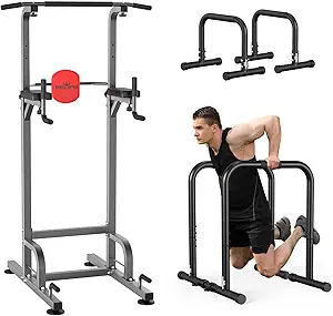 RELIFE REBUILD YOUR LIFE Power Tower Pull Up Bar Dip Bar Dip Station