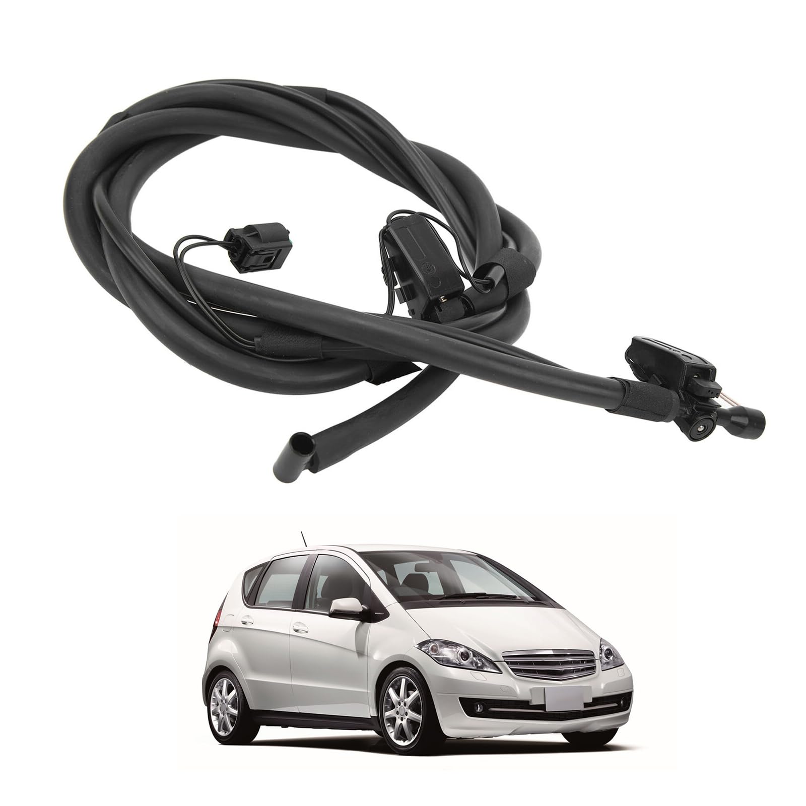 LICHENGTAI Ugelli Lavavetri Riscaldati compatibile con Mercedes-Benz Classe A W169 2004-2012 Ugello Tergicristalli A1698600192, 1698600192 Getti Lavavetri per Parabrezza