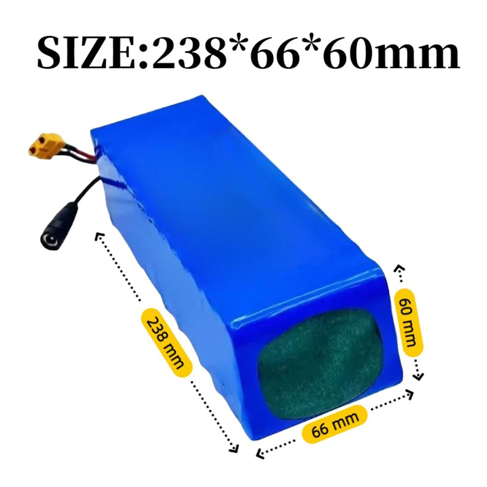 Batteria Per Scooter Elettrico Da 48V 20AH 13S3P Batteria Al Litio Ad Alta Potenza Per Bici Elettrica 13S3P Impermeabile Con Caricabatterie per Motori da 200W-800W 48V 20Ah,XT60+DC