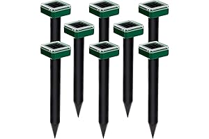 8 Pack Solar Powered Pest Ultrasonic Repellent