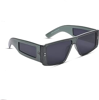 Voyage UV Protection Black Square Sunglasses for Men & Women Price In India