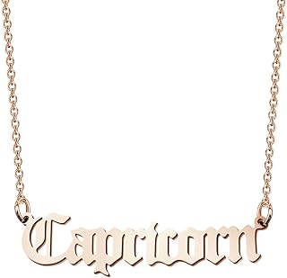 فادباك قلادة بتصميم برج الابراج الفلكية، هدايا عيد ميلاد للبنات والنساء، معدن، ستانلس ستيل