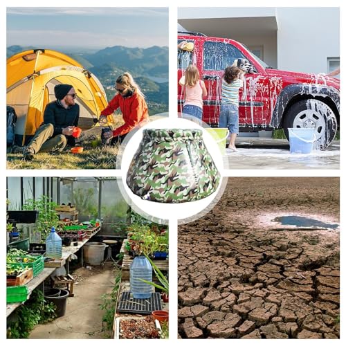 Tanque de água dobrável, tanque de água portátil | Balde dobrável para armazenamento de água - Grand