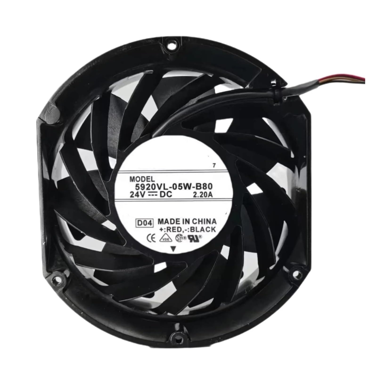 KSZHZYMGX 1pcs 5920VL-05W-B80 24V 2.20A 17251 172 * 172 * 51mm Cooling fan