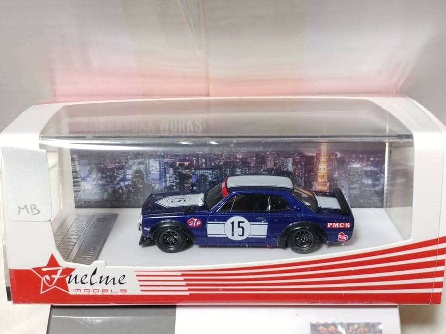 FUELME 1/64 日産 ハコスカ LBWK チャラスカ メタリックブルー FUELME 1/64 日産 ハコスカ LBWK チャラスカ メタリックブルー