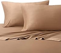 Vista 12 de Juego de sábanas sedosas y suaves de bambú-algodón híbrido, sábanas de cama 100 % de bambú-algodón.