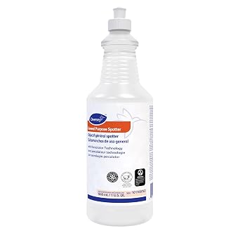 Diversey General Purpose Spotter, Carpet Stain Remover, 32 oz | Hydrogen Peroxide Formula, Tough Stain Removal, Wool Safe, No Residue, Resists Resoiling, Deodorizes Carpets