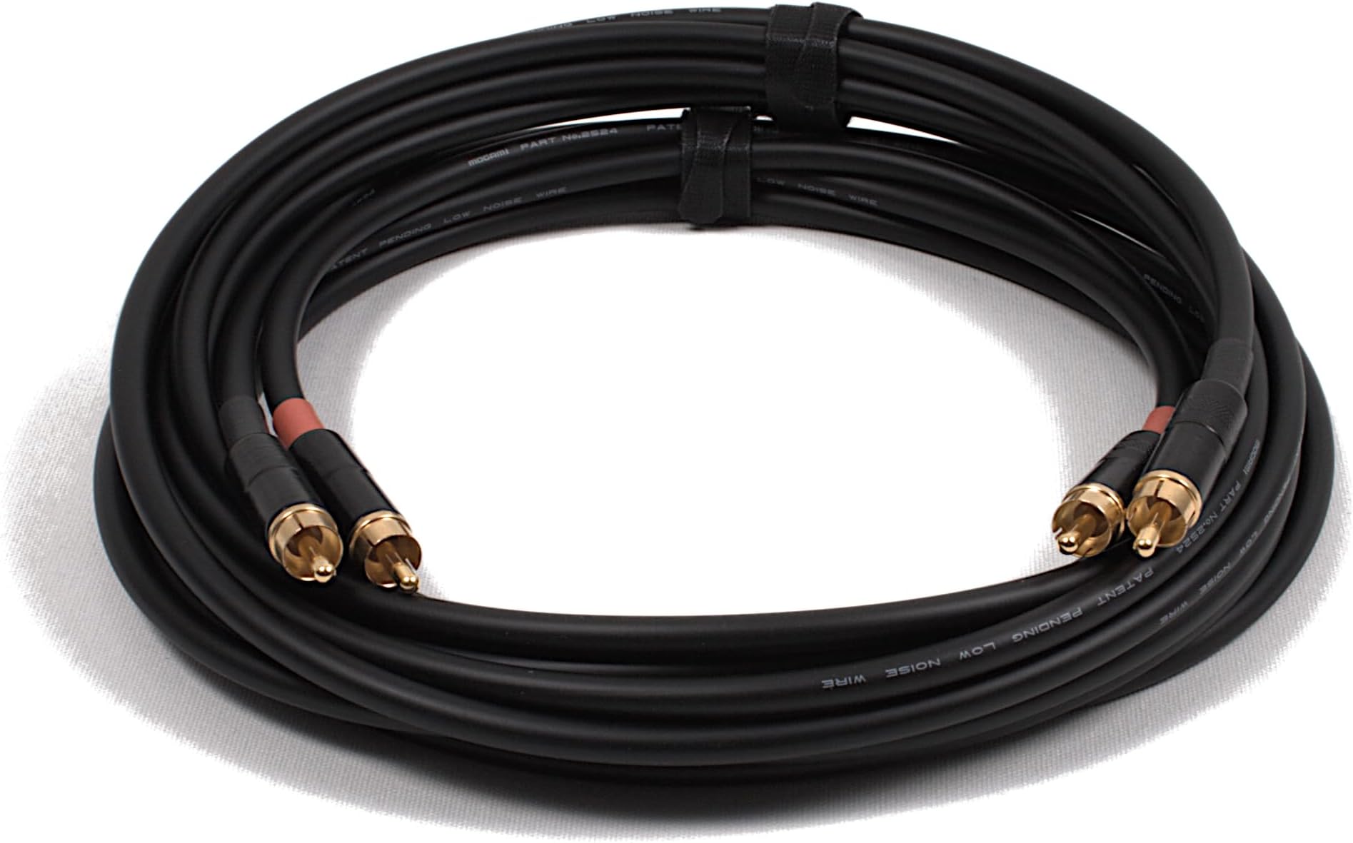 com 25cm - RCA Standard audio interconnect Phono Lead - Handmade in the UK using Mogami 2524 NEGLEX Cable & Switchcraft 3502 RCA Connectors.