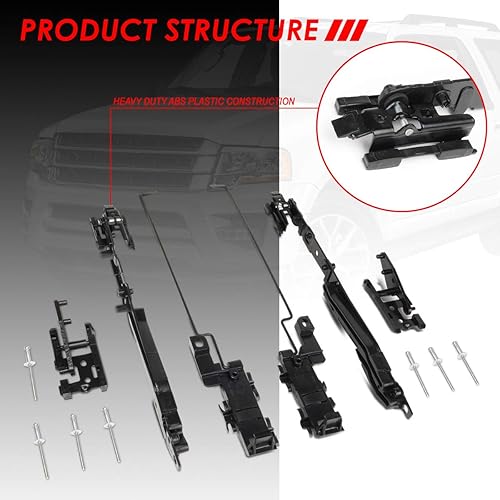 Miniatura 2 de Auto Dynasty Kit de reparación de rieles de techo corredizo compatible con Ford F-150 F-250 F-350 F-450 Expedition Lincoln Navigator Mark LT 00-17