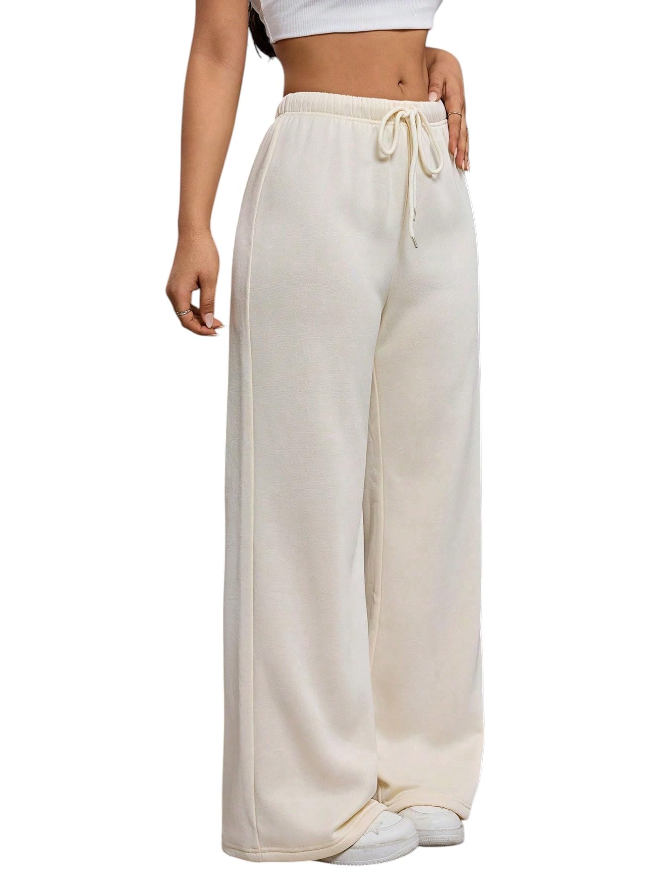 Women's/Unisex ONESOPEN Bottom Drawstring Pure Cotton Stretchable Baggy Jogger Pants