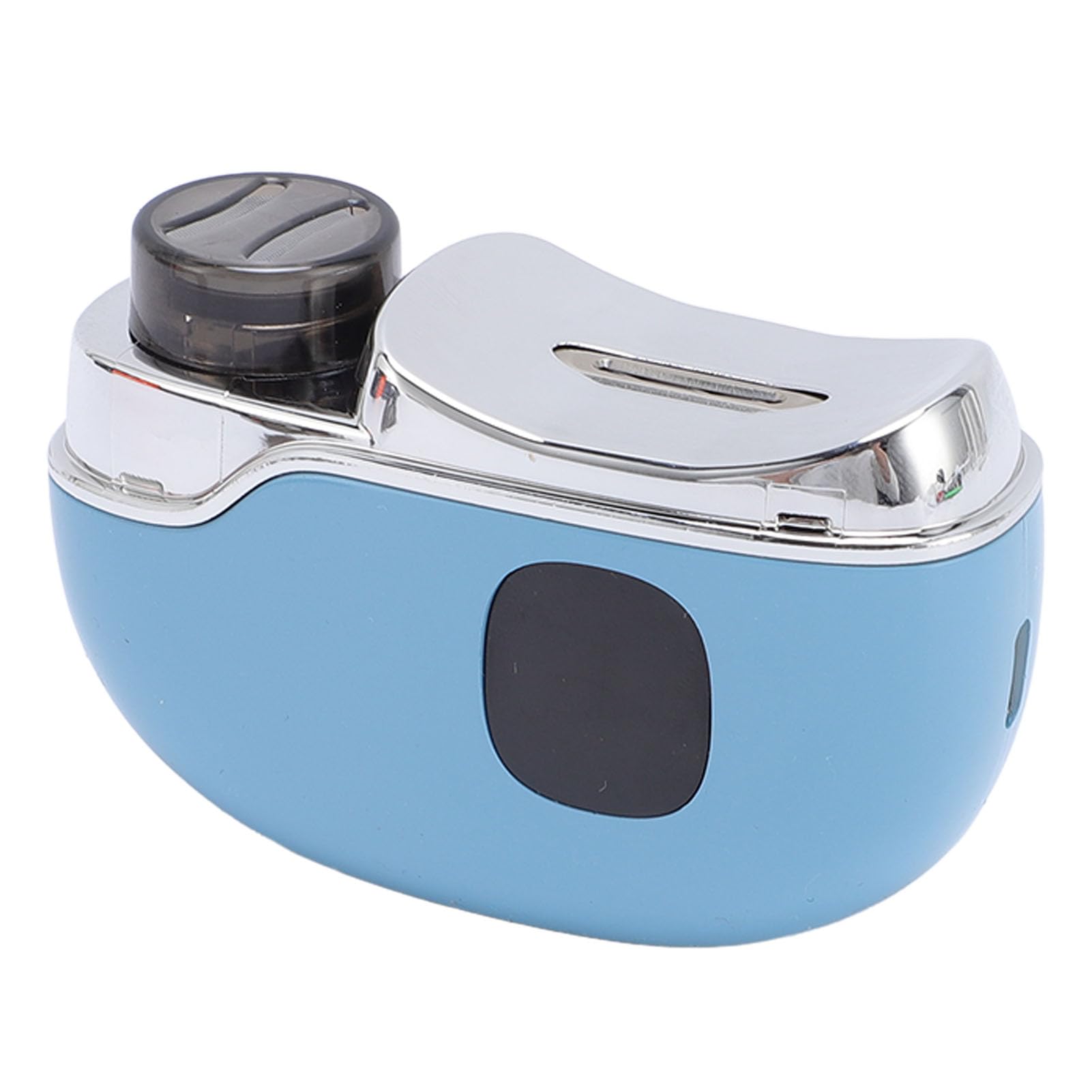 TYTOGE Electric Nail Clipper with Nail Polish Curing Lamp USB Charging Adjustable Fingernail Trimmer Polisher for Kids Adult (Blue)