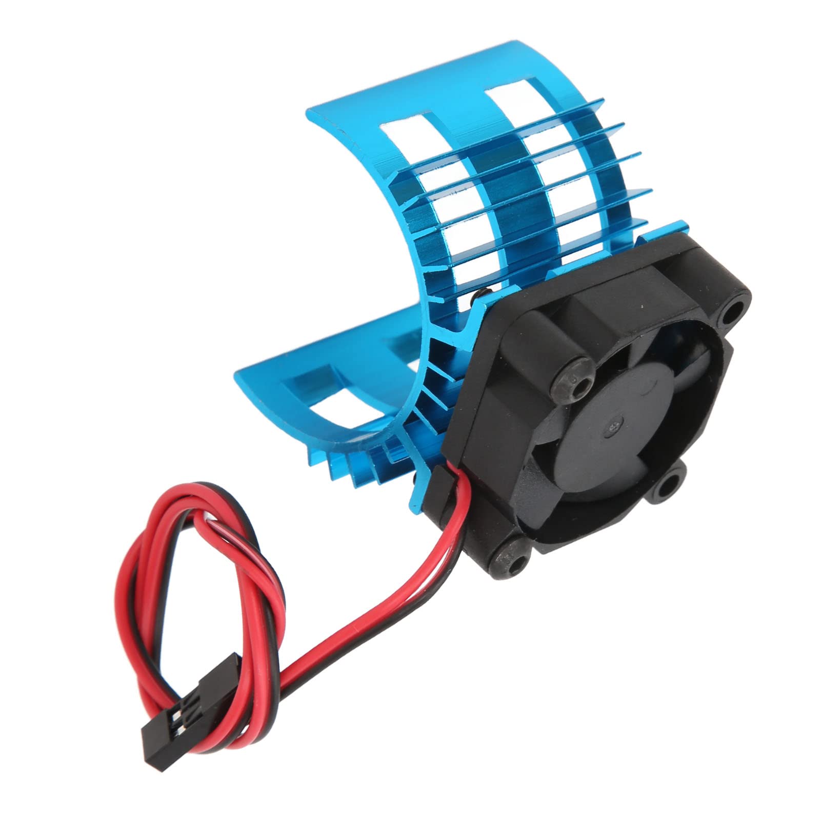 Zestaw radiatorów do samochodu RC Uchwyt silnika ze stopu aluminium z radiatorem na płycie dolnej (Black)