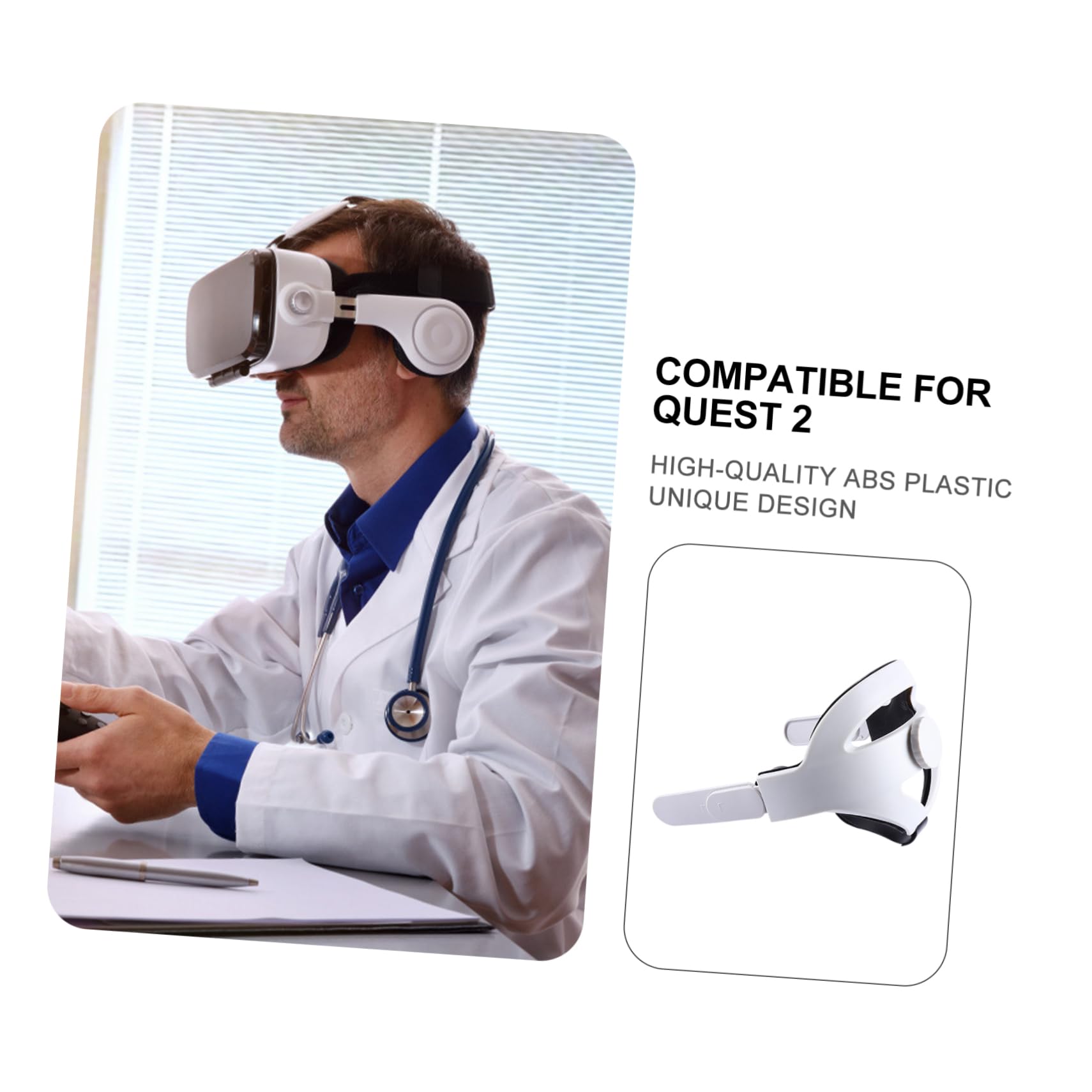 Tête Réglable pour Casque Confort Amélioré Support Équilibré et Ajustement Personnalisé pour Expérience Immersive