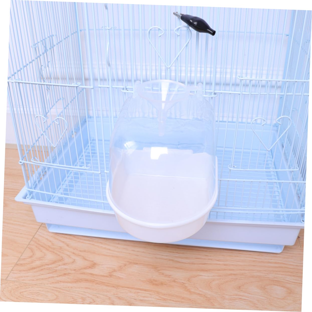 FOMIYES 2 Pezzi Vasca per Bagno per Uccelli Vasca per Bagno per Pappagalli Vasca per Bagno per Uccelli Domestici Imbuto Robusto E Facile da Pulire