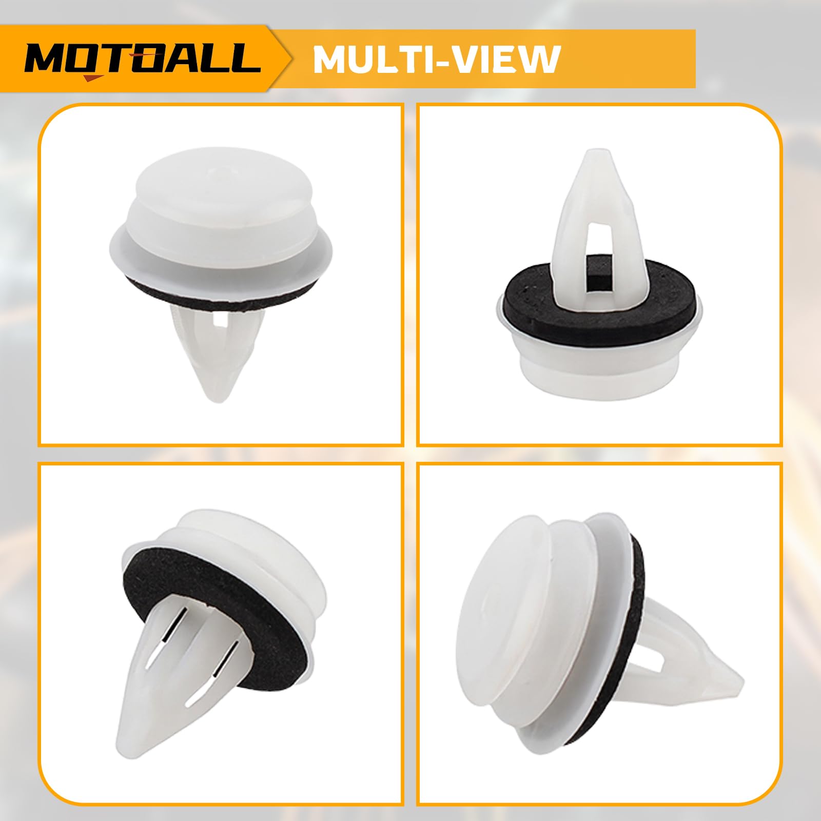 MOTOALL 30pcs 51418224768 Door Trim Panel Trunk Lid Headliner