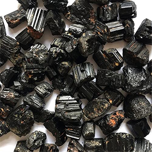 ITCLEYMDZV Décor à la Maison, Pierres précieuses Naturelles Tourmaline Noire Brute Pierre Brute 500 g Cadeaux, Cristal Naturel – vue 3