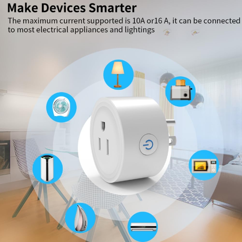 TUYA 20A Smart Plug Zigbee Socket with Power Monitor Timing Function Voice Control Works US Plug — view 4