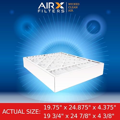 Miniatura 3 de AIRX FILTERS WICKED CLEAN AIR. Filtro de horno 20x25x4 MERV 11 compatible con filtro de aire Honeywell 20x25x4 F25 1 solo filtro