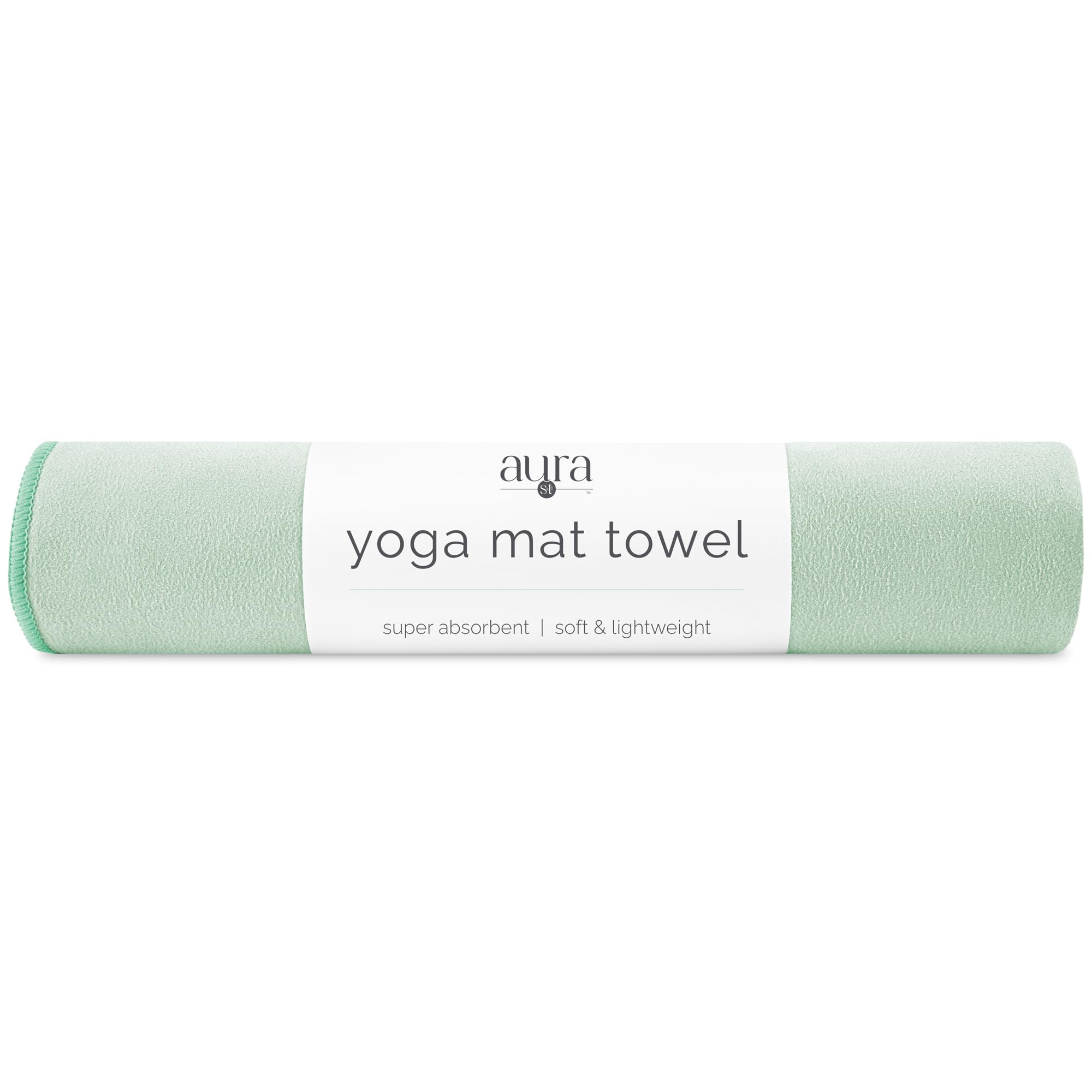 S&T INC. Microfiber Yoga Mat Towel, Quick Dry Towel, Soft and Absorbent for Gym, Pilates, and Hot Yoga Mat, 1 Pack, 26.5 inches x 72 inches, Sage Green-image-40