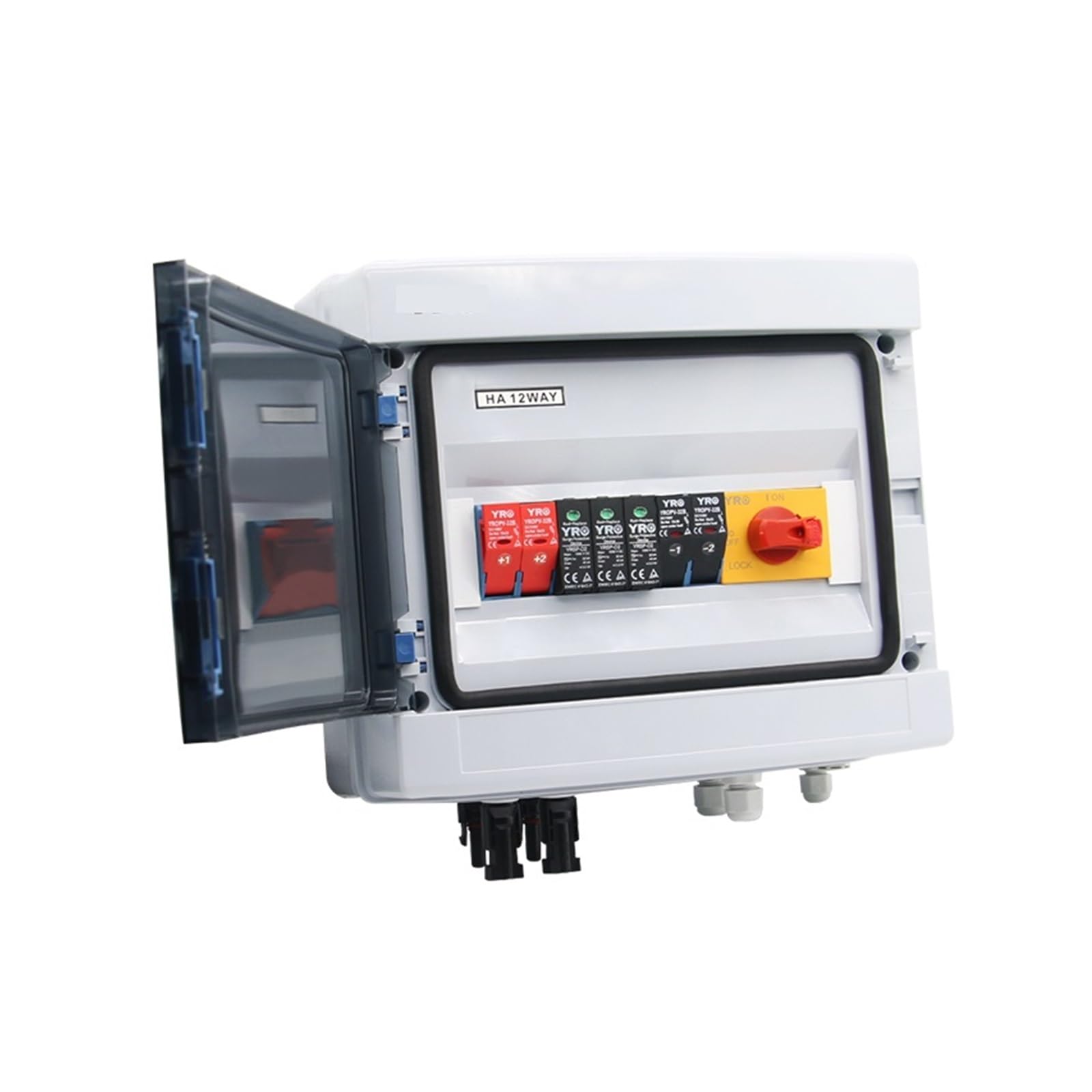 Solar Panel Combiner Box With Fuses Photovoltaic PV Combiner Box With ...