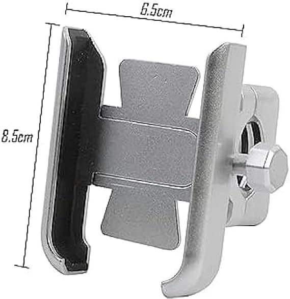 Motorcycle Cell Phone Holder for H-onda DREAMWING Navi 110 Navi 2016-2022 Motorcycle Accessories Handlebar Mobile Phone Holder GPS Stand Bracket-Mirror Type Silver