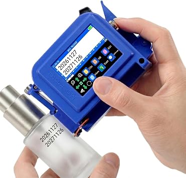 E11 Handheld Inkjet Printer 0.5" with Conveyor Wheel & ER520 Ink