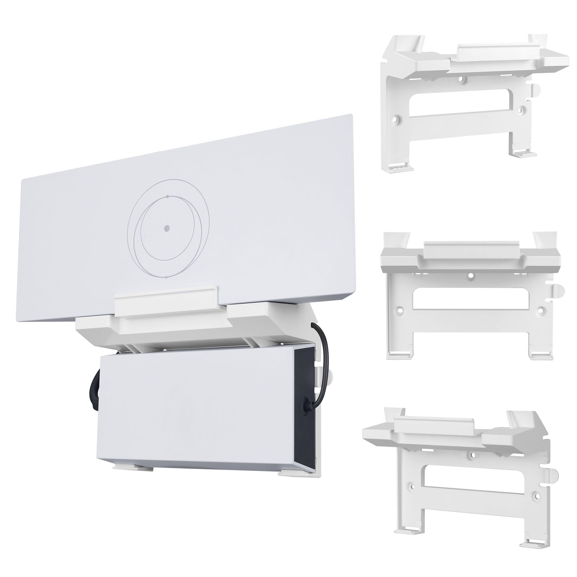 Ekekcic Router Mount for Starlink Gen 3, All in One Standard Mesh Router & Power Supply Mounting Kit for Starlink V3