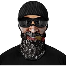 Cotton Living 3D Balaclava Mask, Ski Mask, Bike Face Mask, Outdoor, Tactical Food, Headwear, Mask, Ghost, Men's, Women's,