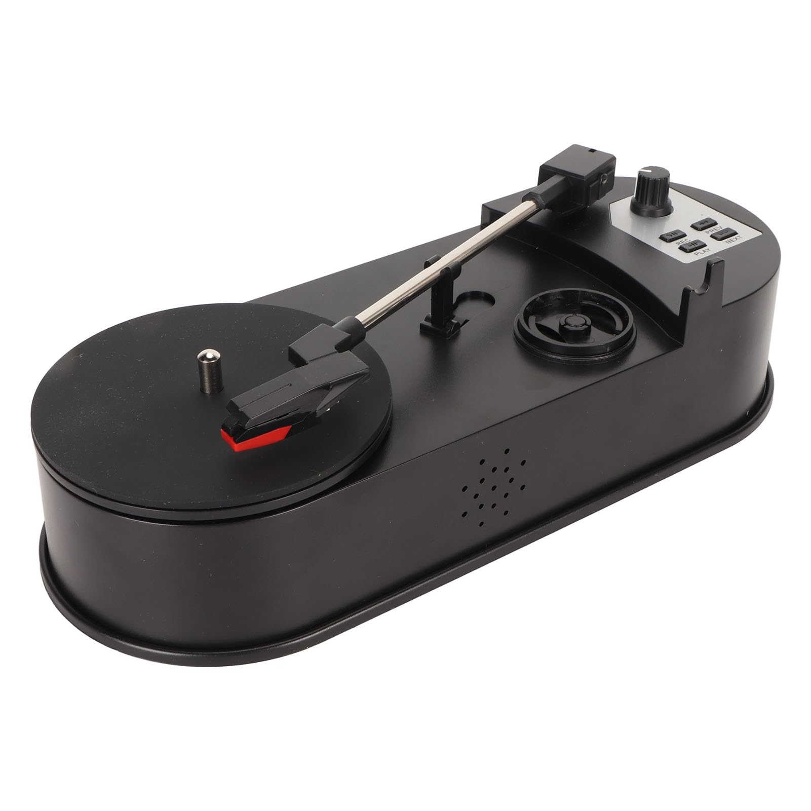 Sonew Przenośny Gramofon Vintage z Konwerterem USB na MP3, Obsługuje 33/45 Obr./min i Wyjście Stereo 3,5 Mm
