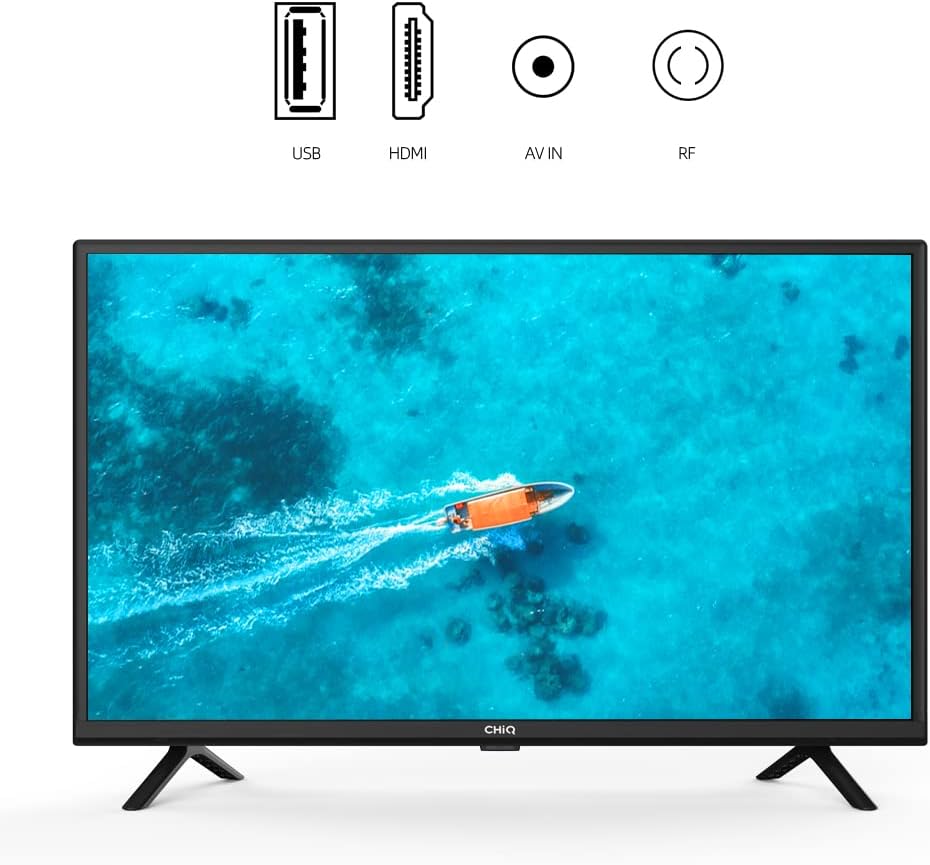 CHiQ L32G5W, TV 32 Pollici (80cm), HD, Tuner DVB-T2/S2, HEVC Main10, LED, USB media player, Dolby Audio CHiQ L32G5W, TV 32 Pollici (80cm), HD, Tuner DVB-T2/S2, HEVC Main10, LED, USB media player, Dolby Audio