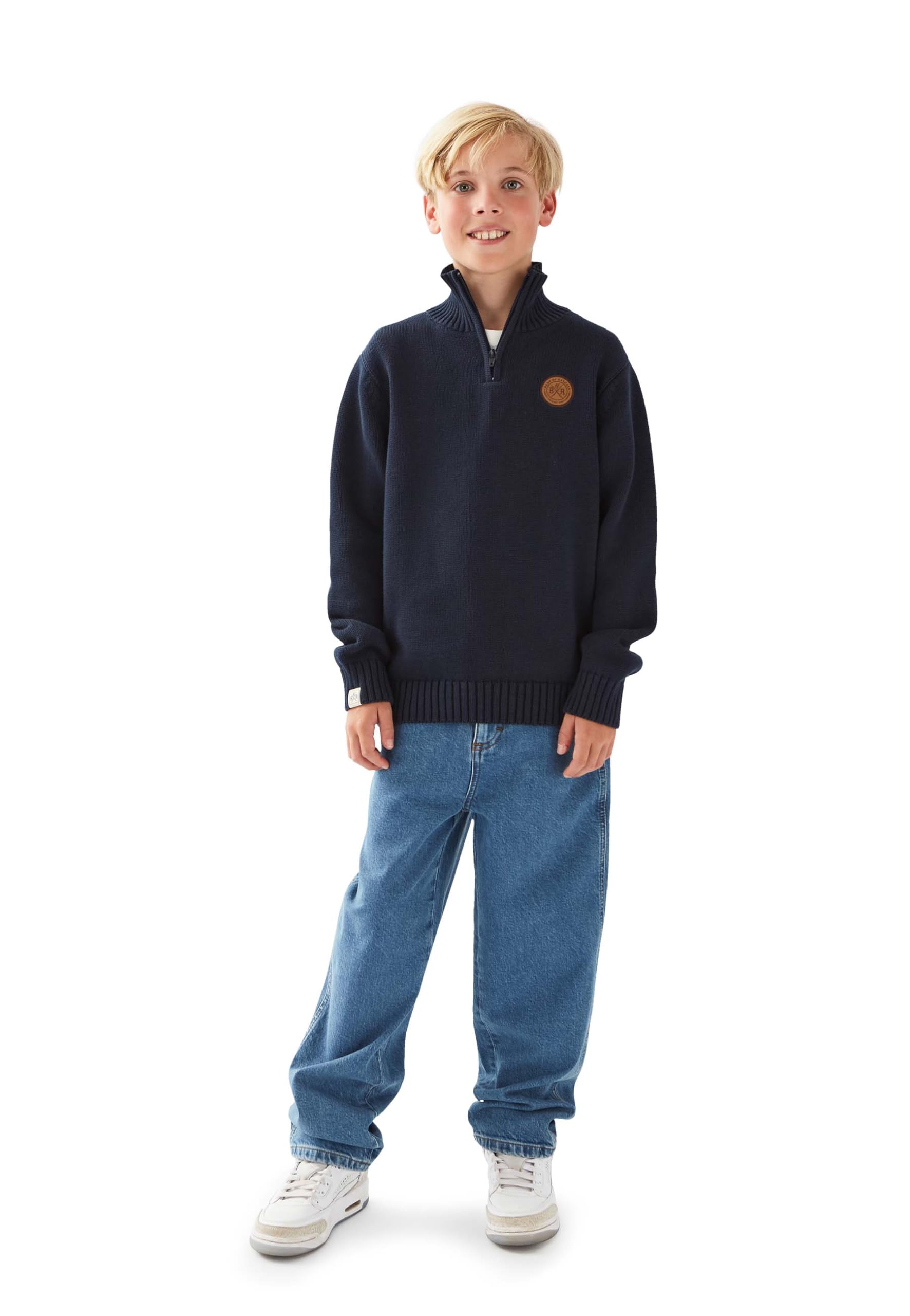 Band of Rascals Kinder Pullover Basic Troyer Bio-Baumwolle